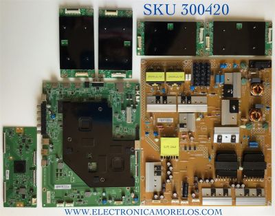 KIT DE TARJETAS PARA TV VIZIO SMART TV / MAIN XGCB0QK025 / 715G7533-M01-000-005T / T-CON 4190A / 6870C-0577A / DRIVER LNTVFY12ZXXA5 / LNTVFY12ZXXA1 / LNTVFY12ZXAA1 / FUENTE ADTVE1335XG6 / 715G6887-P02-007-002M / PANEL TPT550U2-EQLSJA.G / MODELO P55-C1